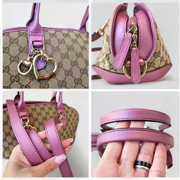 GORGEOUS RARE Authentic Gucci Pink Satchel - Picture 5 of 15